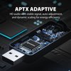 Avantree DG60P - Long Range Bluetooth Audio Adapter for PS5, PS4, PC, Laptop, Mac, aptX-Adaptive and Low Latency, 24-bit HD Wireless Dongle for Connecting Headphones, Speakers