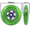 Kick Push Upgrade Pack for Razor Scooter Green Wheels, Handle Grips, Griptape, Bearings