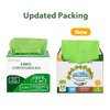 GreFusion 2.6 Gallon Compostable Trash Bags, 100 Count, Extra Thick 0.71 Mil, Certified by BPI and ASTM D6400, Perfect Fit for Small Trash Cans