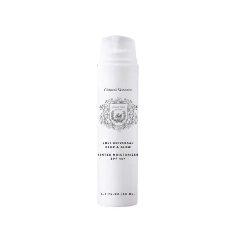 Joli Universal Blur & Glow Tinted Moisturizer With Spf 46 - Primer All-In-One Face, Micronized Zinc Oxide, Sunscreen - Broad Spectrum Protection Against Uva & Uvb Rays Tinted Sunscreen Face 1.7 Oz