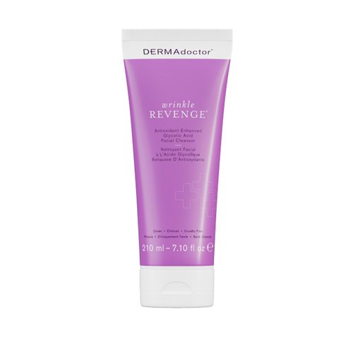 DERMAdoctor Wrinkle Revenge Dermatologist Formulated Antioxidant Enhanced Glycolic Acid Facial Cl...