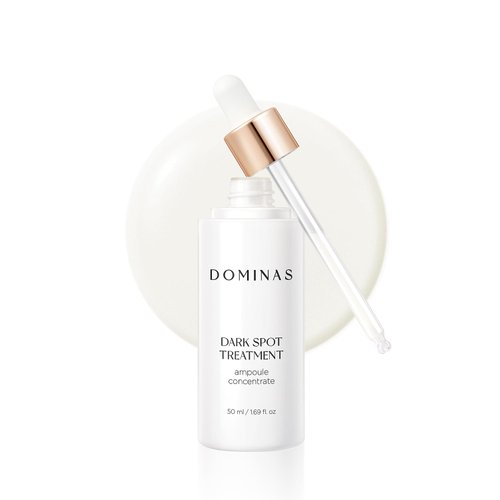 DOMINAS Dark Spot Treatment Ampoule (1.7fl oz) - Korean All-in-One Serum for Wrinkles, Moisturization Glutathione, Vitamin B12, CoQ10 & Niacinamide.