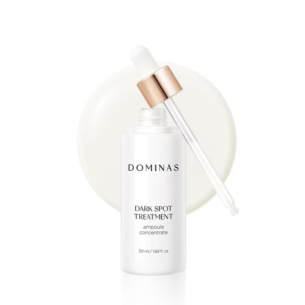 DOMINAS Dark Spot Treatment Ampoule (1.7fl oz) - Korean All-in-One Serum for Wrinkles, Moisturization Glutathione, Vitamin B12, CoQ10 & Niacinamide.