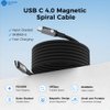 TheUrbanGeek 240W Thunderbolt 4 Cable, 40Gbps Data Sync, USB 4.0, 8K Display, Fast Charging Cable for iPhone 15/Pro/Plus/Max, Android, Laptop, Gaming Console, Monitors