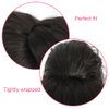 KETHBE Ponytail Extension, 26 Inch Drawstring Ponytail Hair Extensions Synthetic Long Curly Wavy Hair Extensions Ponytail Thick Hair Pieces for Women (Natural Black)