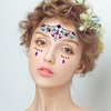 Allruyee 4 Packs Face Jewels Face Gems Mermaid Glitter Rhinestone Crystal Stickers Waterproof Eyes Face Temporary Tattoos for Party,Rave Festival,Carnival,Holiday Costumes,Rave Accessories,Dress-up……