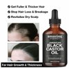 Jamaican Black Castor Oil - for Hair Growth, Body Massage Oil, Eyebrows, Eyelashes, Nail Care Grow & Moisturizing Organics Pure Cold Pressed