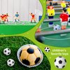 30 Pack Mini Foam Soccer Balls Sports Stress Balls Soccer Party Favors Footballs 1.2 Inch Anxiety Relief Sports Ball for Kids Adults with Drawstring Mesh Bag
