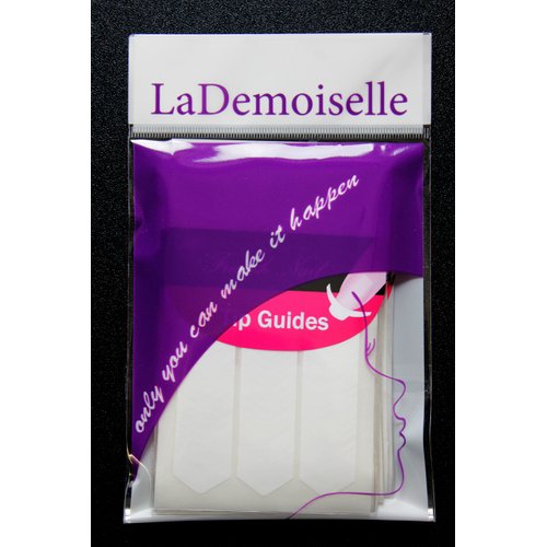 14 pcs Set Nail Tips Guide Various Styles (12 pcs) & Colorful 3D Glitter Nail Decals Stencil (2 pcs)