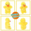 Easfan Duck Hand Puppet Plush Interactive Animal Toy for Role Play Storytelling Preschool Teaching Christmas Birthday Gifts for Kids Boys Girls Yellow, 11''