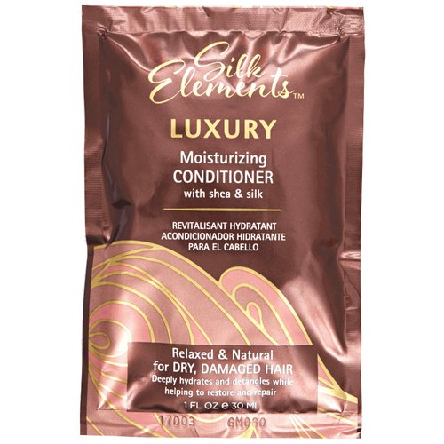 Silk Elements Luxury Moisturizing Conditioner Packette, Relaxed or Natural Hair, Shea, Silk, Hydrating, Repairing