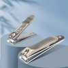 SUTOUG Nail Clippers Set 2 PCS, Strong and Sturdy Nail Clippers for Thick Nails for Fingernails and Toenails, Stainless Steel Nail Clippers for Men and Women
