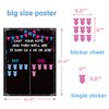 MISS FANTASY Gender Reveal Decor Gender Reveal Decorations - 54 Voting Gender Reveal Games Gender Reveal Ideas Boy or Girl Party Supplies for Gender Reveal Voting Use