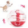 Zerodis Cat Leaky Food Toy Ball,Pet Interactive Slow Feeder Puzzle Ball Cat Treat Dispenser Toys for Bored Cats Relieve Boredom Dog Teeth Grinding Feeding