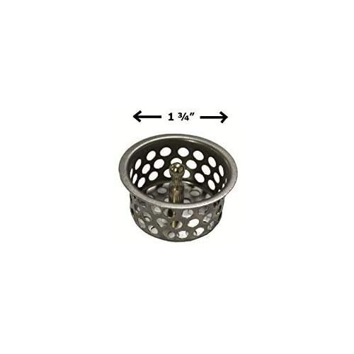 EZ Travel Collection Mini RV Motorhome Sink Strainer (Stainless Steel)