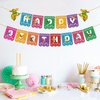 Mexican Themed Happy Birthday Banner Mexican Taco Bout Party Banner Mexican Papel Picado Garland for Cinco De Mayo Party Backdrops Decorations Fiesta Party Supplies
