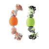 Vibrant Life Dental Buddy Double Dental Dog Toy for Healthy Gums, Chew, Fetch Toy for Some Small and Some Xtra Small Dogs (chew Level 1) Light