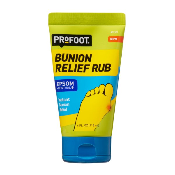 PROFOOT Heal+Rescue Bunion Relief Rub Instantly Offers Long-Lasting Relief for Bunion Soreness