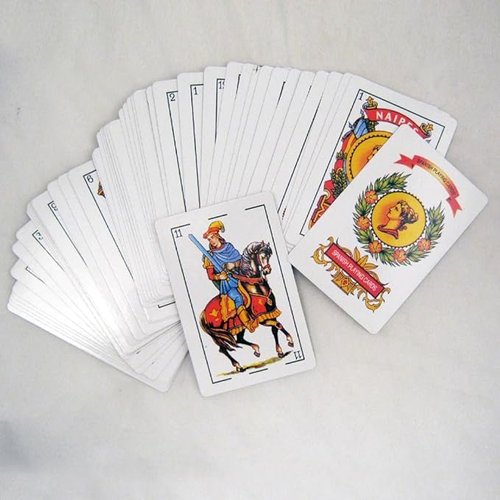 HnF shop Cartas Espanolas Puerto Rico Mexican Spanish Playing Cards 50 Baraja Espanola Briscas Naipes Tarot Bingo Poker Cards Game Deck