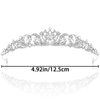 AddLotLot 2 PCS Tiara Crown Rose Gold Tiara Crowns Elegant Princess Crown Crystal Crowns Princess Rhinestone Crown Jewelry Princess Decoration Gem Rhinestone Hair Accessories for Women Girls