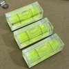 3Pcs Small Square Magnetic Spirit Levels Set Precision Bubble Level Mini Horizontal Bubble Measuring Tool (15x15x40mm, Magnetic)