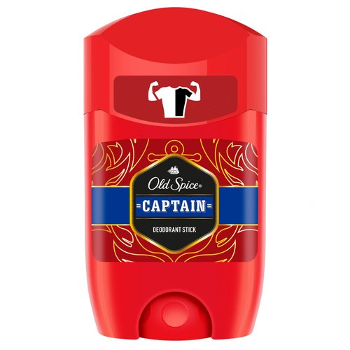 Old Spice Stick Deodorant Captain 50 ml / 1.7 Oz (Pack of 6)