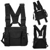 Croogo Chest Rig Walkie Talkie Vest Universal Hands Free Two Way Radio Front Pack Pouch Hiphop/Harness Bag