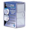 Ultra Pro Diamond Corners 100 Count Clear Card Storage Box (SF100D)