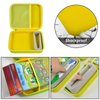 GWCASE Case Compatible with Leapfrog for LeapStart Go System and for Leapfrog for LeapStart 3D/ for Pre-Kindergarten Activity Book of Level 1 2 5. Storage Carrying Holder Fits for USB Cable-Yellow