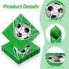 Aodaer 48 Pieces Soccer Paper Napkins Disposable Football Party Napkins Sports Ball Napkins Soccer Cocktail Dinner Napkin Set 13" x 13" Unfolded Football Tableware Napkins for Sports Party Supplies