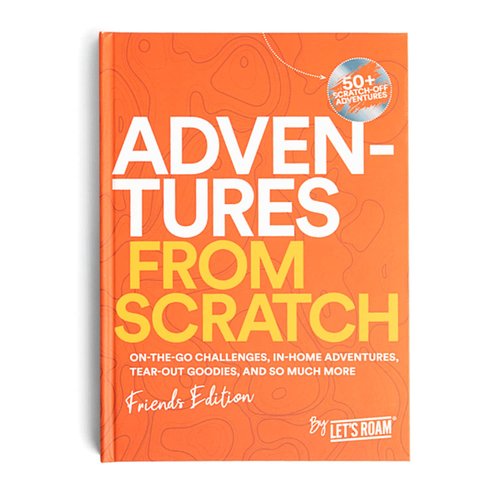 Let's Roam Adventures from Scratch: Friends Edition | Scratch Off Adventure Book with Activities and Challenges | Fun Game Night Ideas | Birthday Gifts For Adults and Teens