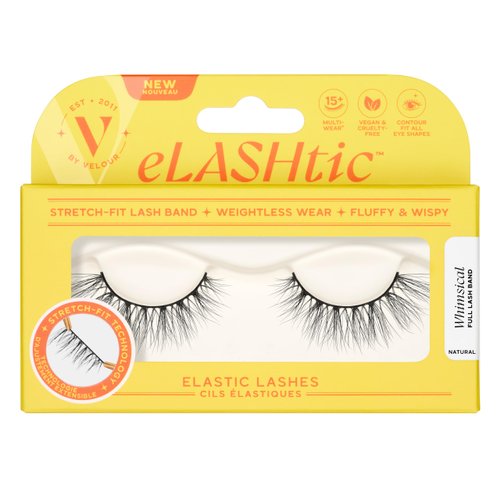 eLASHtic™ Lashes | Full Band | Strip Lashes | Natural Wispy Lashes | Fake Eyelashes | Elastic Lash Band | Flared & Natural Volume (Whimsical) Full Band Lash