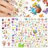 Easter Nail Stickers Rabbit Nail Decals Cute Cartoon Bunny Egg Nail Stickers for Women Girls Kids Nail Art Decorations Manicure Nail Tip Decor 10sheets 3D Self-Adhesive Decals