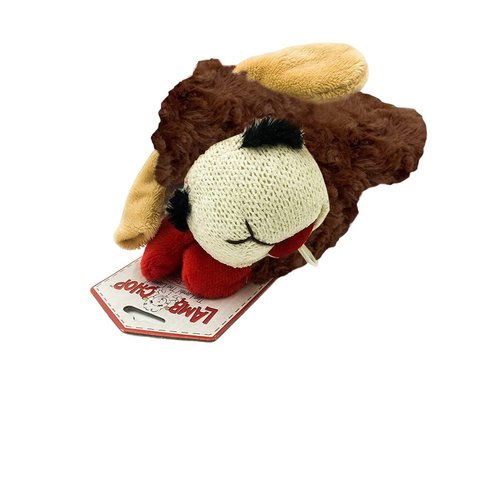 Brown Lamb Chop 6" Small | Brown Lamb Chop Dog Toy | Lamb Chop Squeaker Toy | 6" | Brown | Officially Licensed