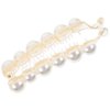 FRCOLOR Pearl Banana Clip, Ponytail Clip Combs, Classic Banana Hair Clips for Thick Thin Fine Hair, Hair Accessories for Girls Women