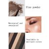 Eyebrow powder, 3-color eyebrow palette makeup to enhance eyebrows, eyebrow color powder with 10 eyebrow templates equipped with mirror for neutral eye makeup(003#)