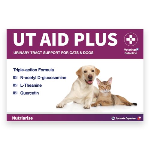 NUTRIARISE Natural UTI Treatment for Cats & Dogs – Antibiotic-Free Urinary Tract Infection Support Supplement – Bladder & Kidney Health – Incontinence Prevention – 30 Capsules