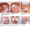 Silk Ball Facial Cleanser Balls, 30pcs Face Cleansing Silks Silkworm Finger Rub Removal Silkworm Balls Facial Cleanser Beauty Cleasing Tool Skin Care Face Massage Rub for Home