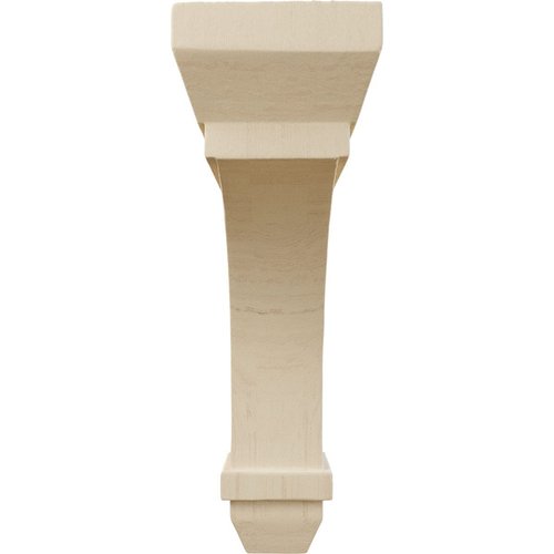 Ekena Millwork BKT02X05X07STRW Stockport Wood Brackets, 2 1/4"W x 5"D x 7"H , Rubberwood