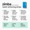 Zimba Strawberry Flavored Teeth Whitening Strips | Vegan, Enamel Safe Hydrogen Peroxide Teeth Whitener for Coffee, Wine, Tobacco, and Other Stains | 14 Day Treatment | Strawberry