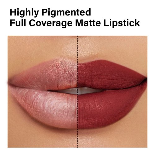 CARSLAN Matte Lipstick Hydrating Lip Color Makeup, Highly Pigmented Lipstick with Moisturizing Formula, Lightweight, Smooth, M29