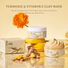 ANAI RUI Vitamin C Face Mask with Turmeric and Kaolin Clay, Dull Skin, Skincare Facial Mask for Refining Pores and Controlling Oil, Smooth & Radiant Skin, 4.23 OZ