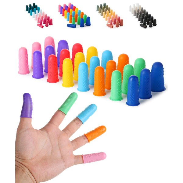 Mr. Pen- Hot Glue Gun Finger Protectors, 24 pcs, Silicone Thimble Finger Guard for Hot Glue