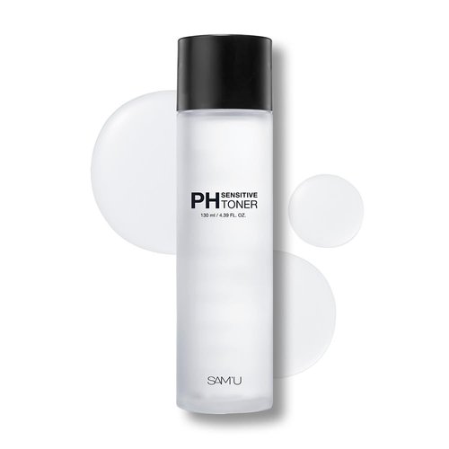 SAM’U pH Sensitive Toner – Hydrating Toner with Triple Hyaluronic Acid & Centella Asiatica – Korean Skin Care, Soothing & Refreshing For Sensitive Skin – 4.39 Fl. Oz