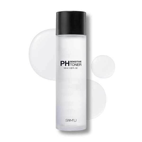 SAM’U pH Sensitive Toner – Hydrating Toner with Triple Hyaluronic Acid & Centella Asiatica – Korean Skin Care, Soothing & Refreshing For Sensitive Skin – 4.39 Fl. Oz