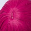 PATTNIUM Hot Pink Wig Women Shoulder Length Curly Wig Dark Pink Wig With Bangs for Women and Girls Synthetic Cosplay Costume Wig (Hot Pink)