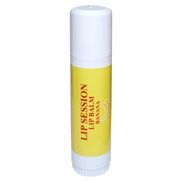 E. Burnham Lip Session Banana Flavor Lip Balm 0.5 Oz – Moisturizing and Nourishing Lip Care – Long-Lasting Hydration with a Sweet Banana Scent
