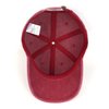 Zylioo XXL Washed Pigment Dyed Baseball Cap,Oversized Adjustable Hiking Cap,Running Hats for Big Heads 23.5"-25.5" Wine Red