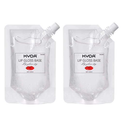 KYDA 200ML Moisturize Lip Gloss Base,Lip Gloss Base Oil Material Lip Makeup Primers, Non-Stick Lipstick Primer Lip Gloss Base for DIY Handmade Lip Balms Lip Gloss-200g