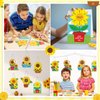 CroBlissful 24 Pcs Religious Crafts for Kids Sunday School Crafts God Says You are Sunflower Craft Christian Craft Kit Make Your Own DIY Crafts Sunday School Fun Classroom Activities Kit for Preschool